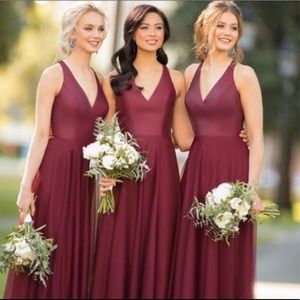 Sorella Vita Bridesmaid Dress in Vintage Merlot - Size 12